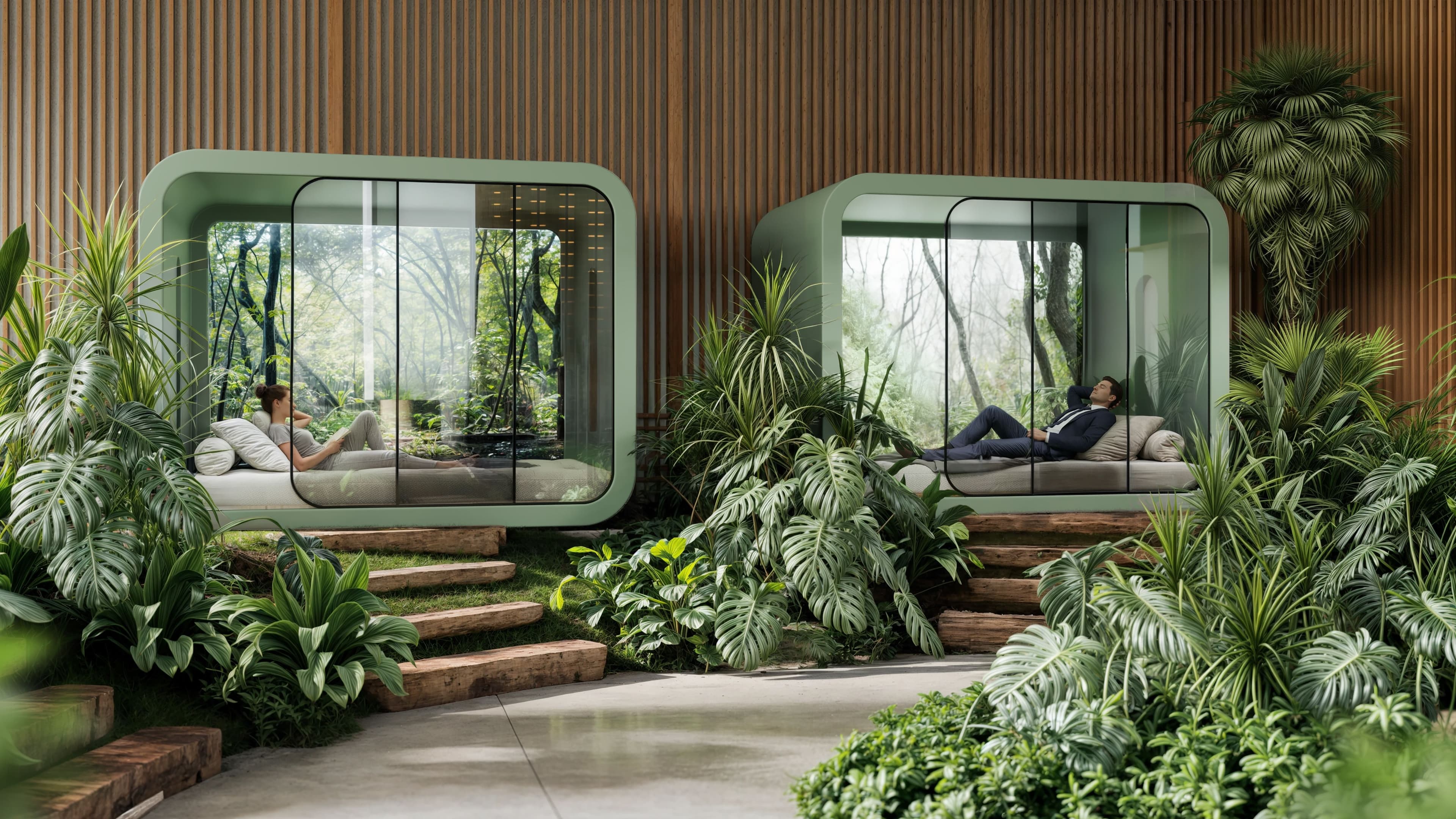 Spa Pod at HQ by Rove, designed as a dedicated space for relaxation and wellbeing.