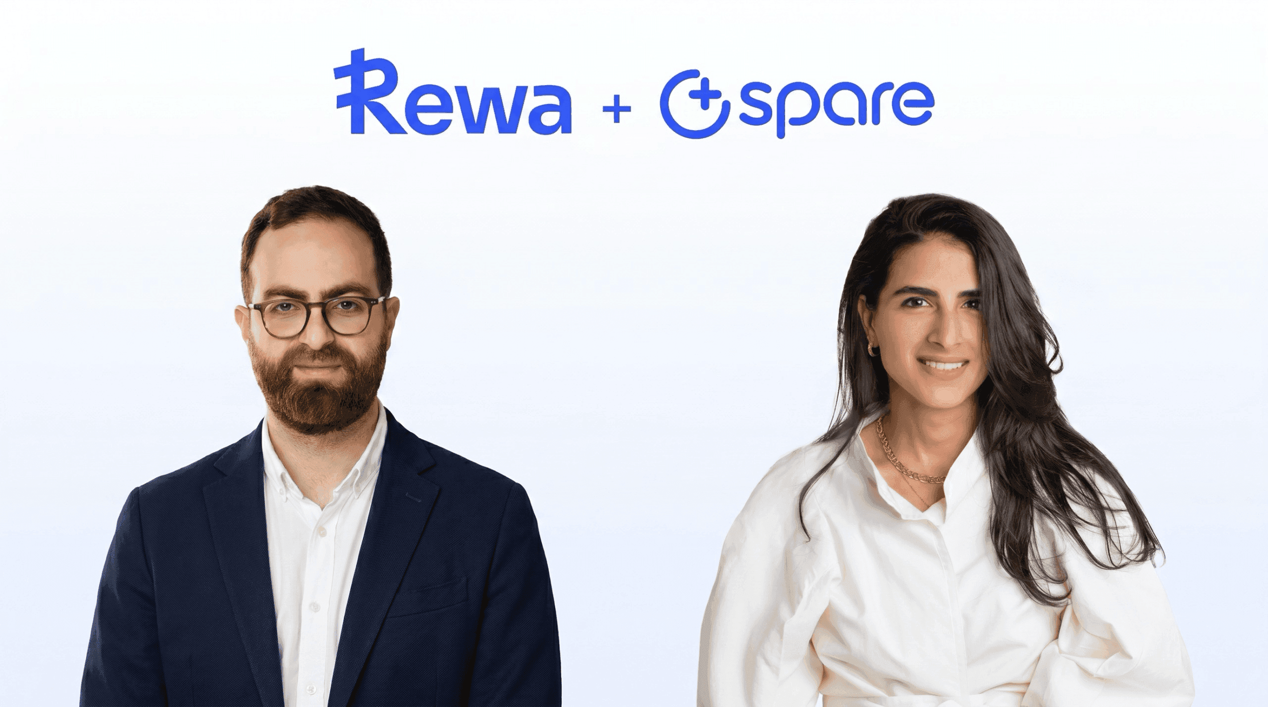 Najib Khanafer, Co-Founder and CEO of Rewa and Dalal AlRayes, Co-founder and CEO of Spare