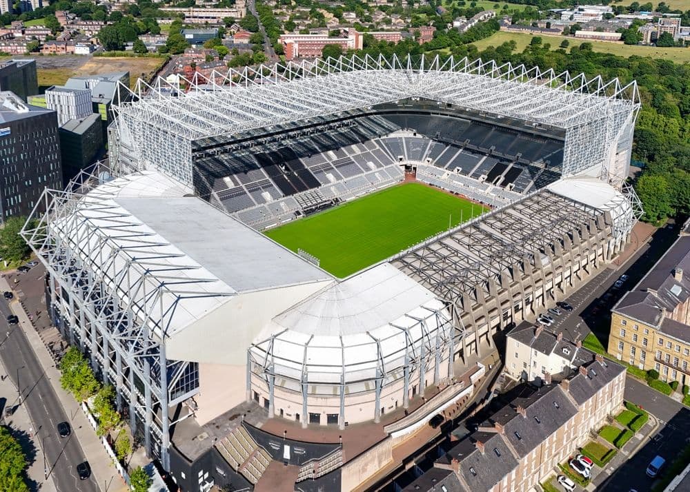 St James' Park General view