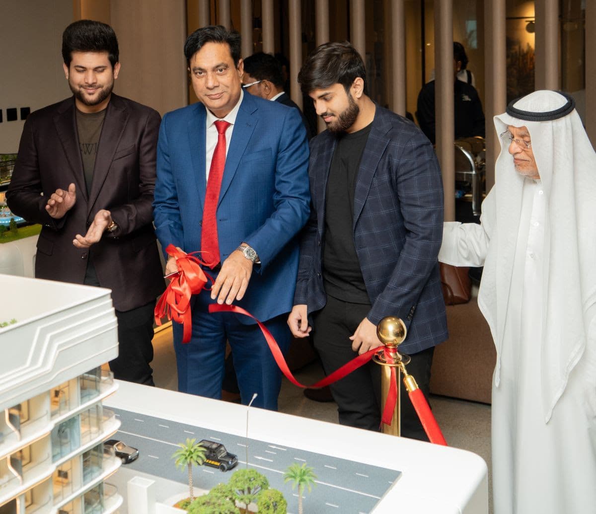 Held at a private gathering, the event provided attendees with an immersive experience, including detailed exploration of the architectural model.