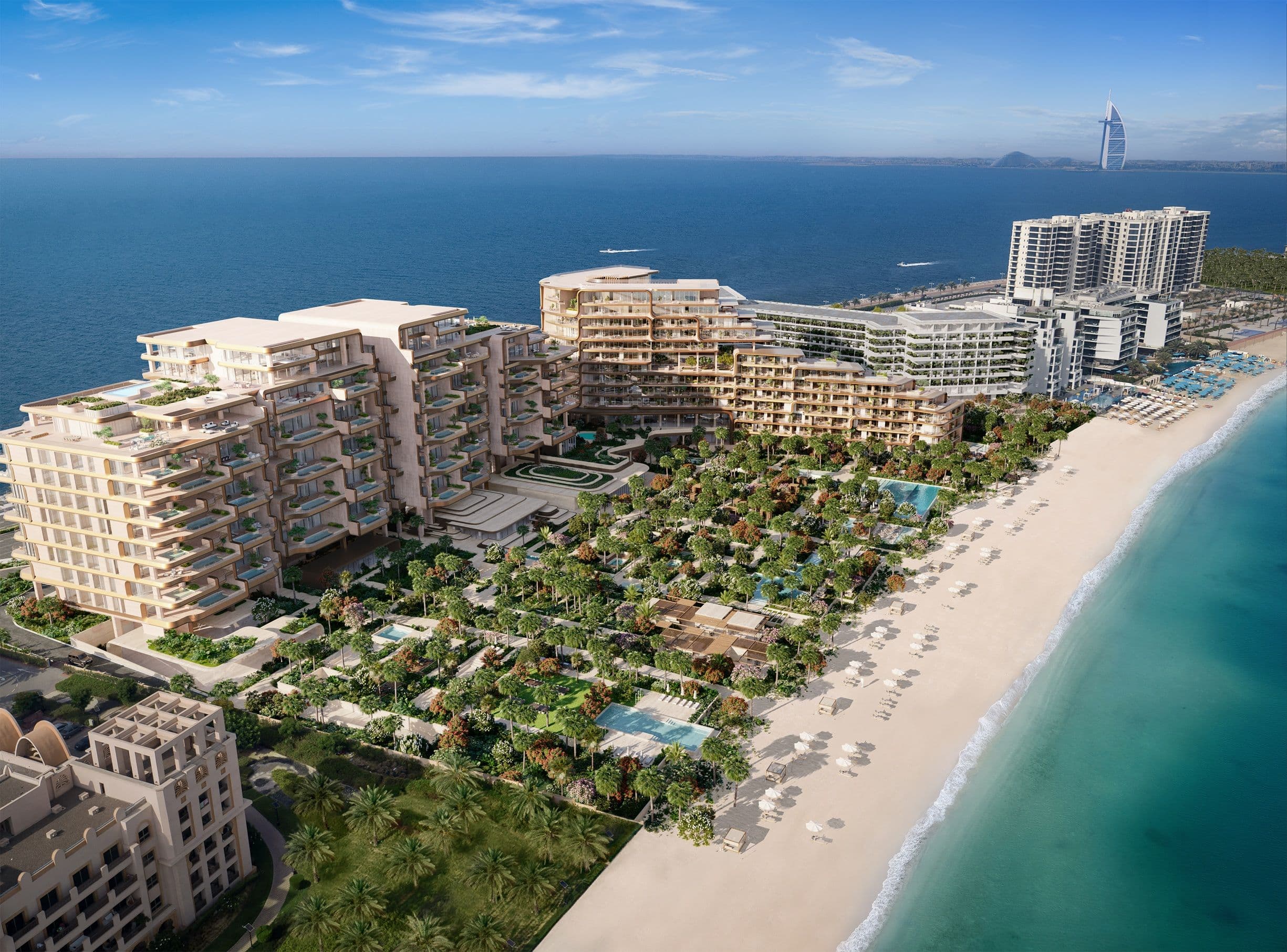 The Alba, Dorchester Collection, Dubai continues its structural rise as Innovo Build mobilises on site. Image: Supplied