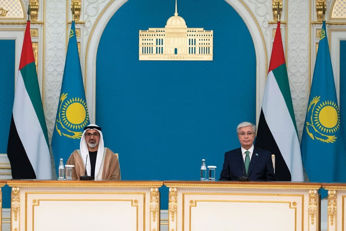 The United Arab Emirates and Kazakhstan have signed over 20 cooperation agreements