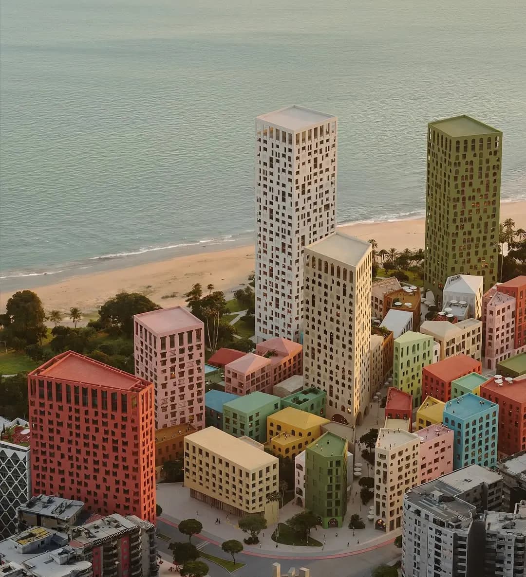 Vlore Beach Tower by Oppenheim Architecture