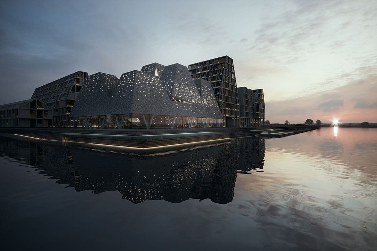 Waterfront Culture Center by Kengo Kuma