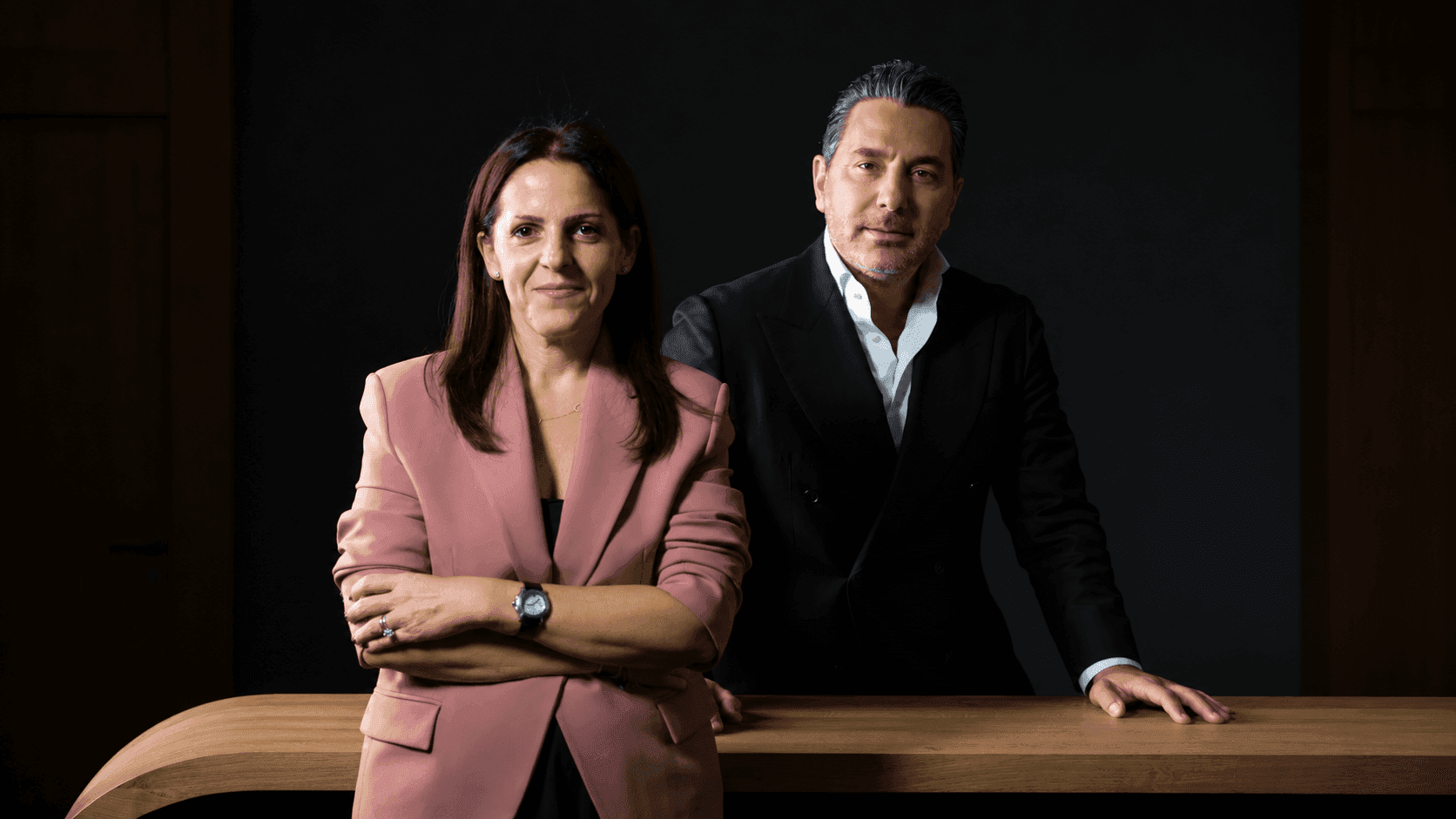 Paula Gambrell and Wissam Breidy, Founding Partners of BRDG House, the strategic development partner they have launched in Dubai