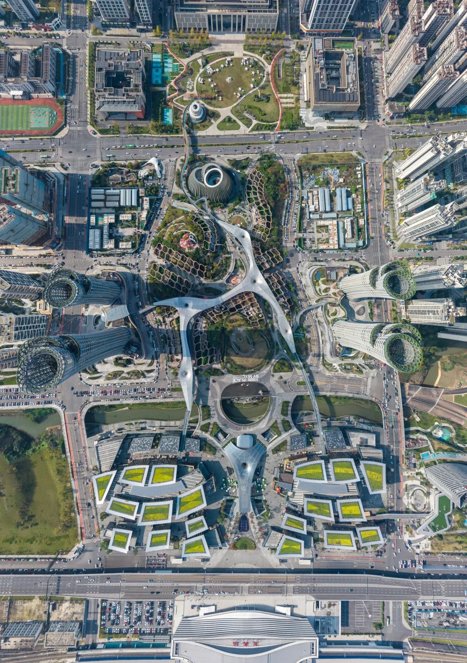 The Yibin Rail Hub masterplan integrates transit, culture and public space into a unified urban destination.