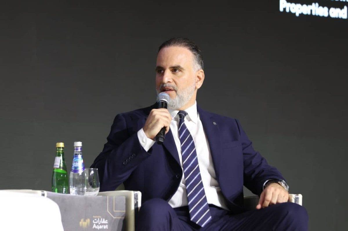 Mohamed Sleiman, Chief Executive Officer of Alfardan Properties and Alfardan Hospitality, speaking on a panel at the 4th Qatar Real Estate Forum in Doha