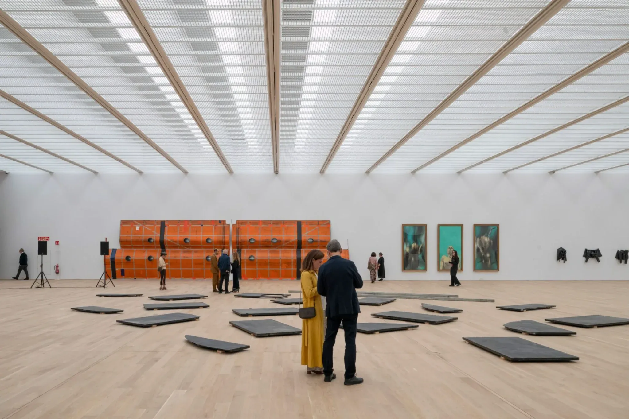 The new exhibition galleries provide flexible, light-filled space for art.
