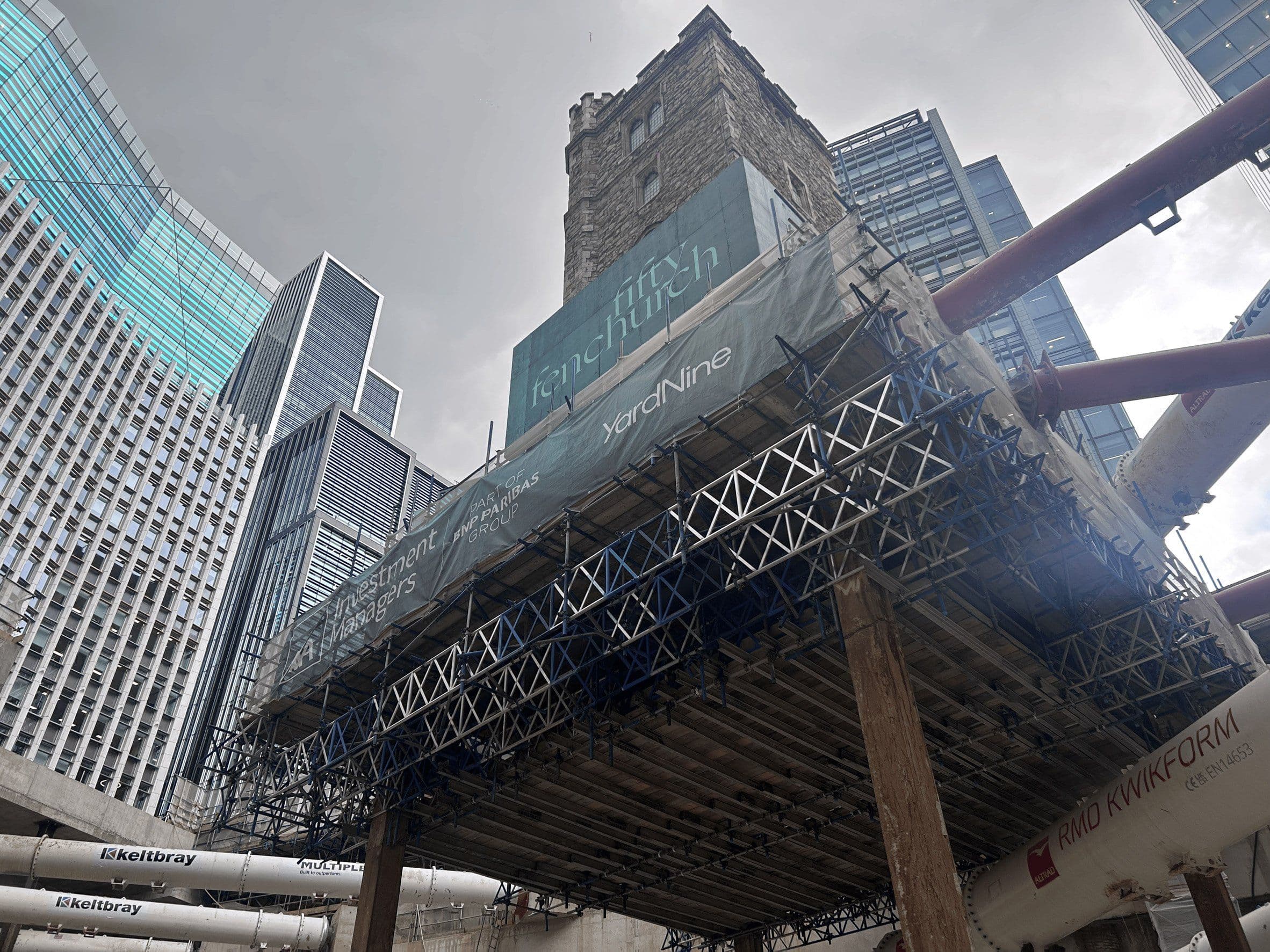 More than 125,000 tonnes of soil were cleared during the excavation.