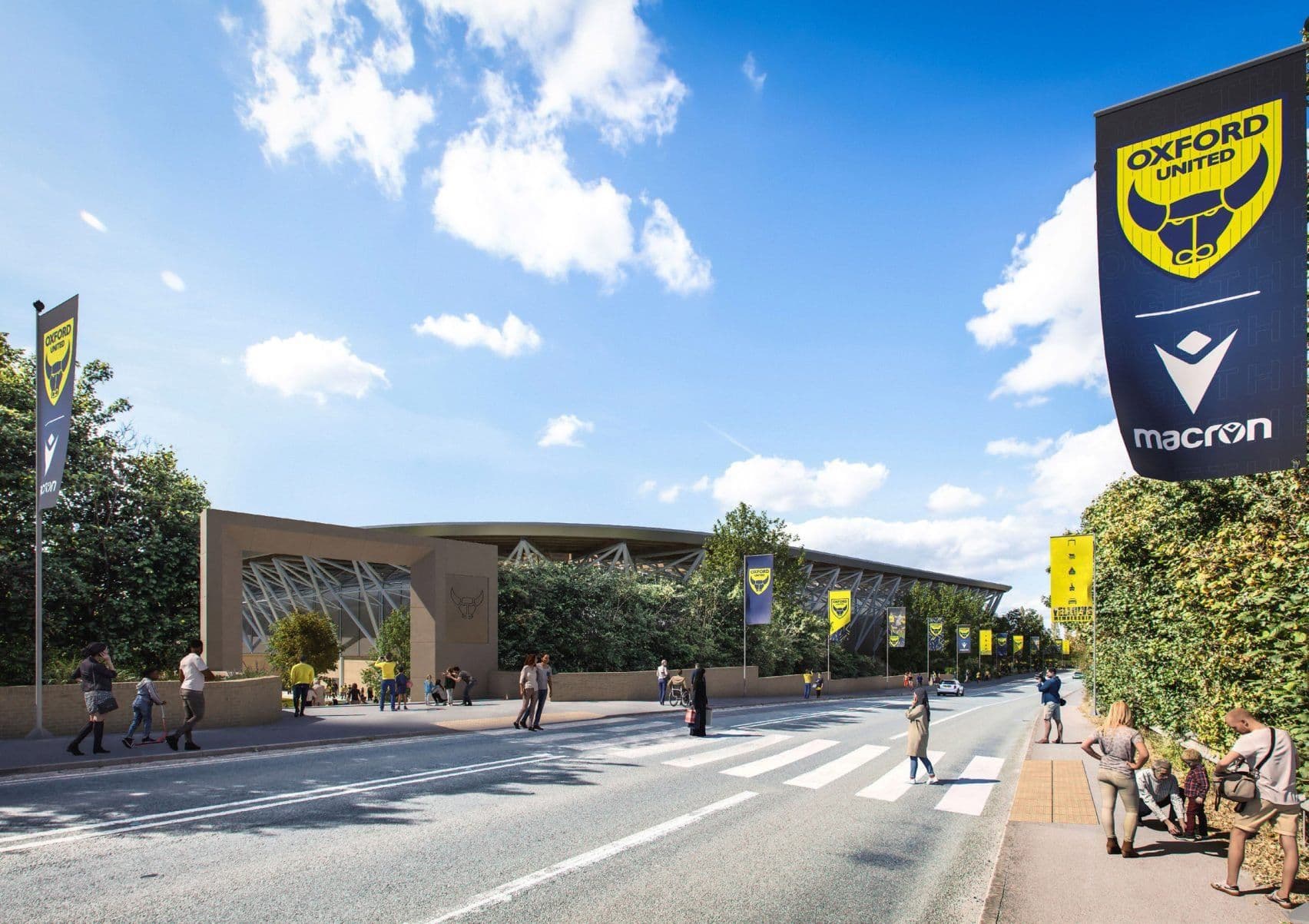 Oxford United unveils UK’s first all-electric stadium