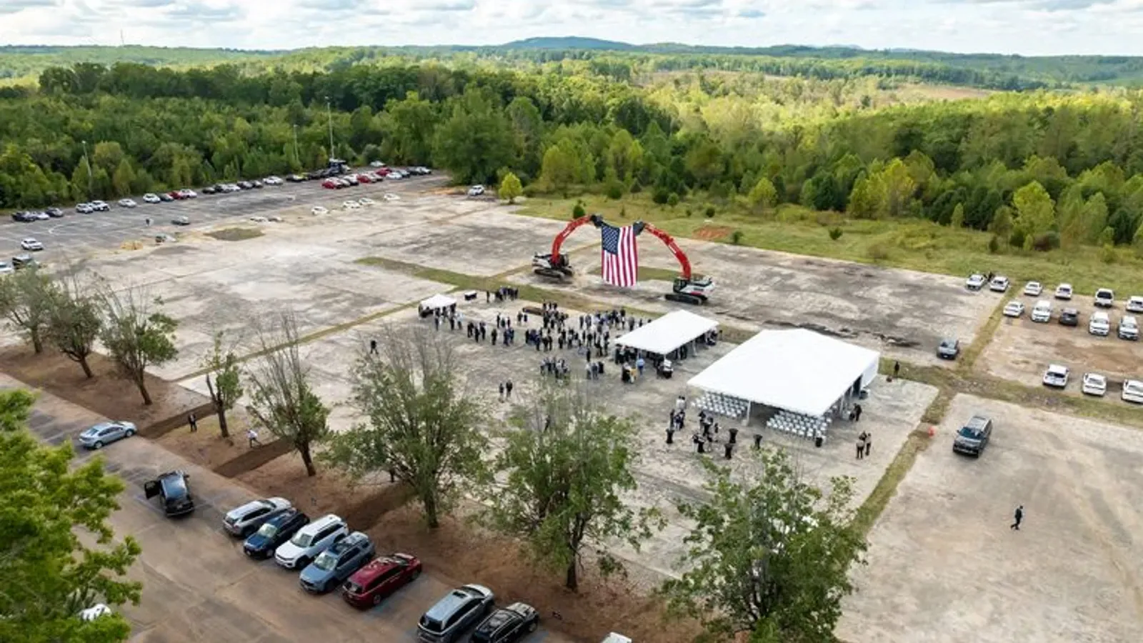 Groundbreaking ceremony for Avio USA’s $500 million rocket motor manufacturing complex in Hurt, Virginia.