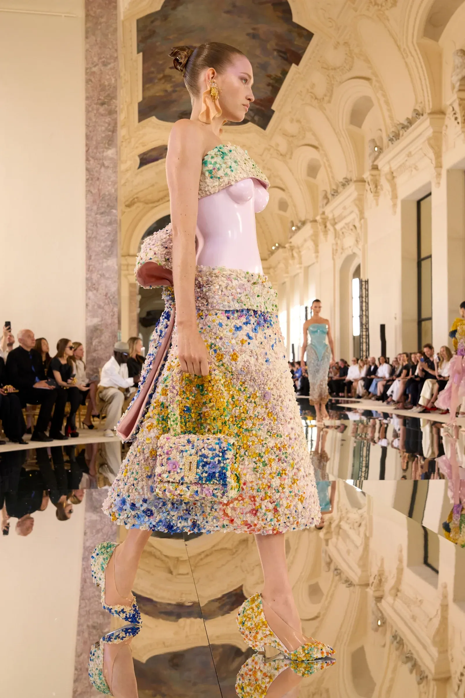 Gaudí’s organic forms set the creative direction for Schiaparelli’s Fall 2026 Couture.