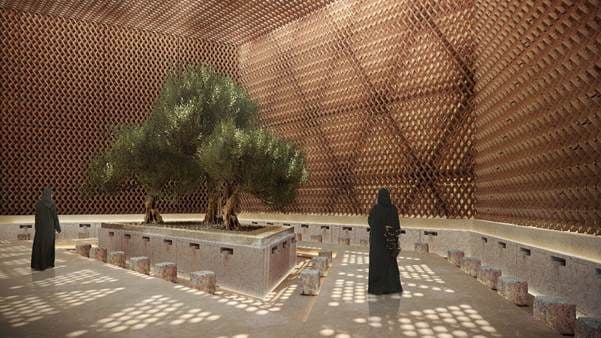 The ablution areas are naturally ventilated with streams of daylight