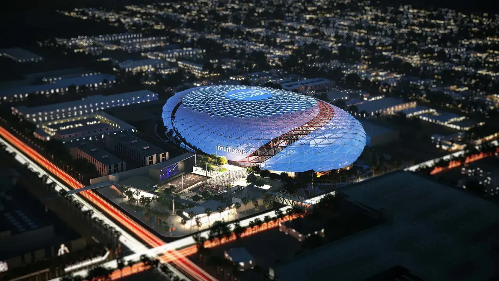 Powered entirely by solar energy and storage systems, the arena is the first fully electric venue in the NBA. 