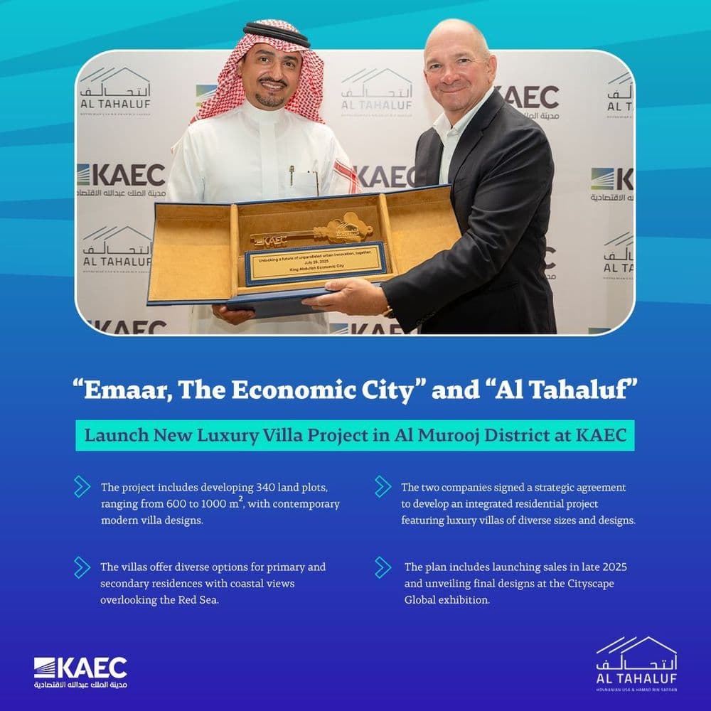 Abdulaziz Alnowaiser, CEO of EEC, and Robert Hofmann, CEO of Al Tahaluf.