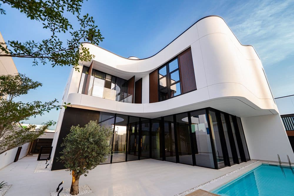Villa exterior at Across H by HUNA - Dubai, United Arab Emirates
