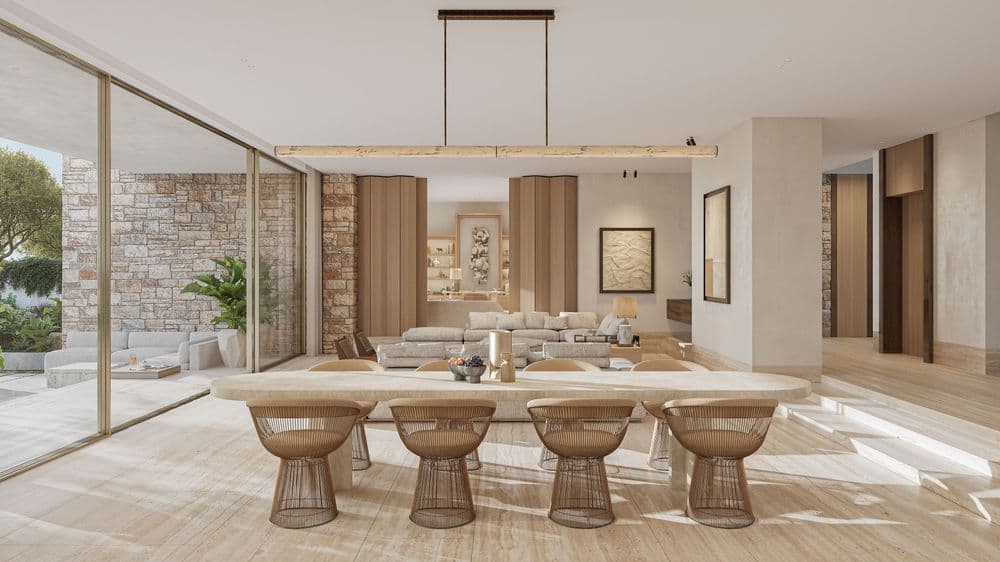 The Avra community showcases thoughtfully landscaped surroundings and modern façades, reflecting Eden Hills’ focus on tranquil, design-led residential living.