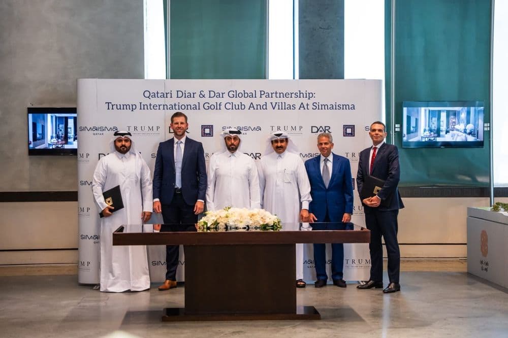 Trump, Dar Global launch luxury golf project in Qatar