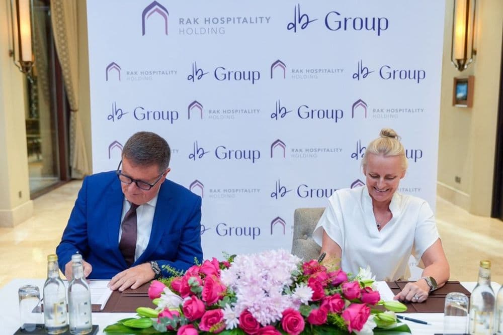  Silvio Debono, chairman db Group and Alison Grinnell, CEO RAK Hospitality Holding