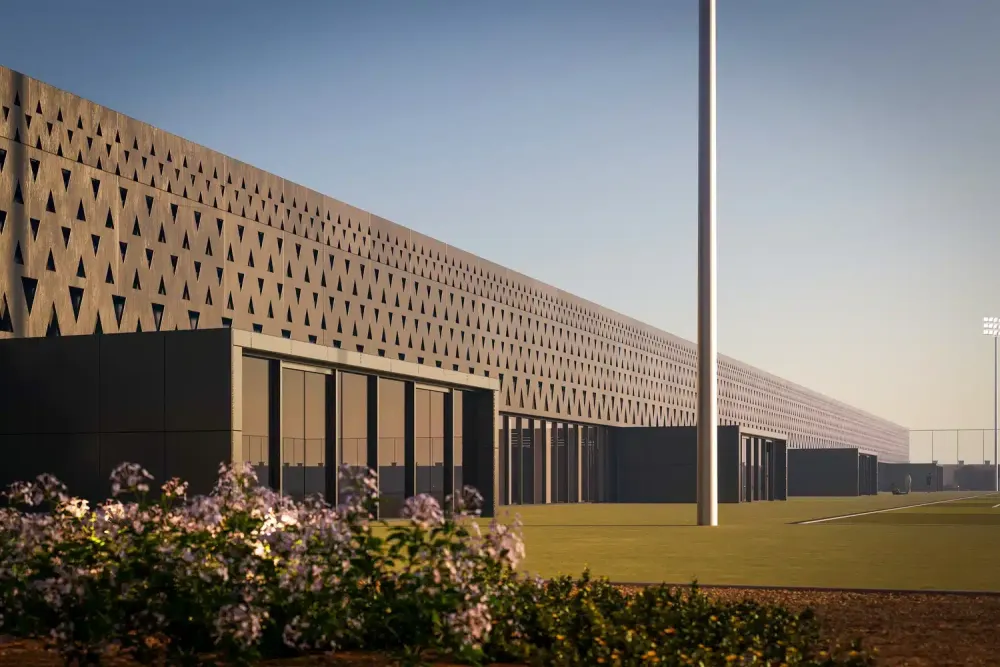 The House of Nassr reflects Saudi Arabia’s Vision 2030 ambitions for world-class sports infrastructure.