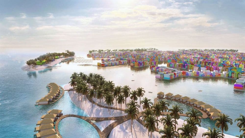 The Maldives Floating City