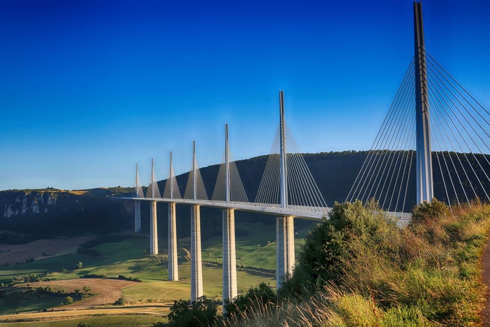 Completed in 2004, the Millau Viaduct in southern France still holds the record as the tallest bridge in the world.