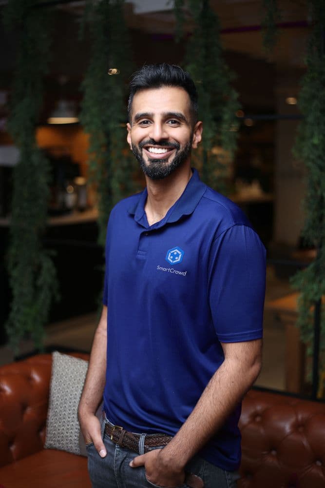 Riz Ahmed, CEO of SmartCrowd