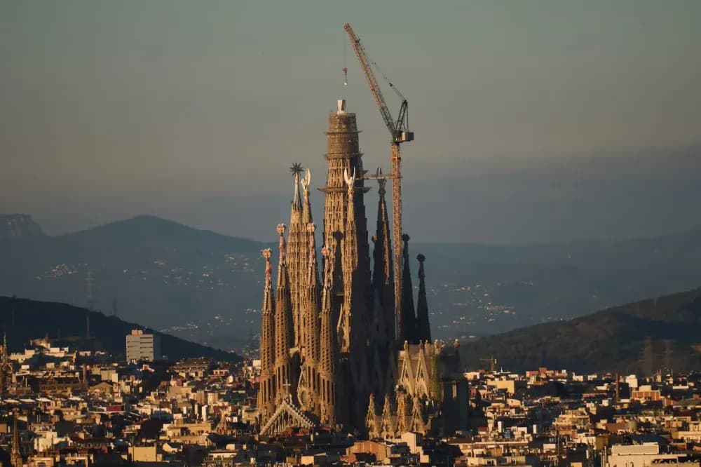 Sagrada Família. Image: AP Photo - Emilio Morenatti