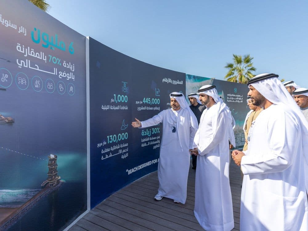 Sheikh Hamdan Approves $136.1m Umm Suqeim Beach Redevelopment Plan