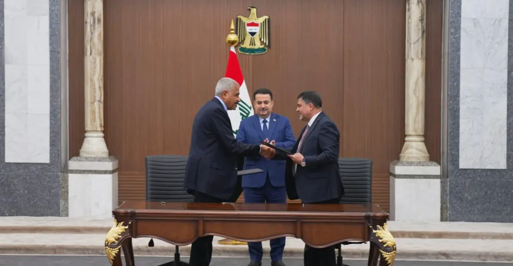 The signing ceremony