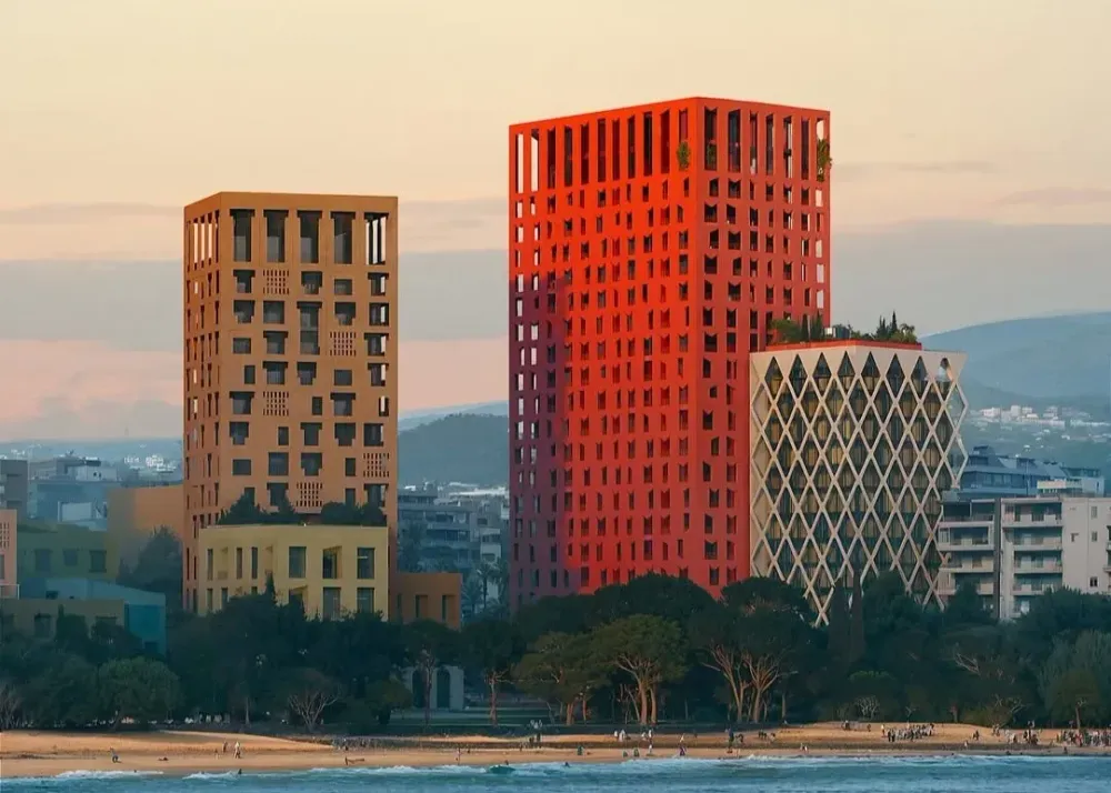 Vlore Beach Tower by Oppenheim Architecture