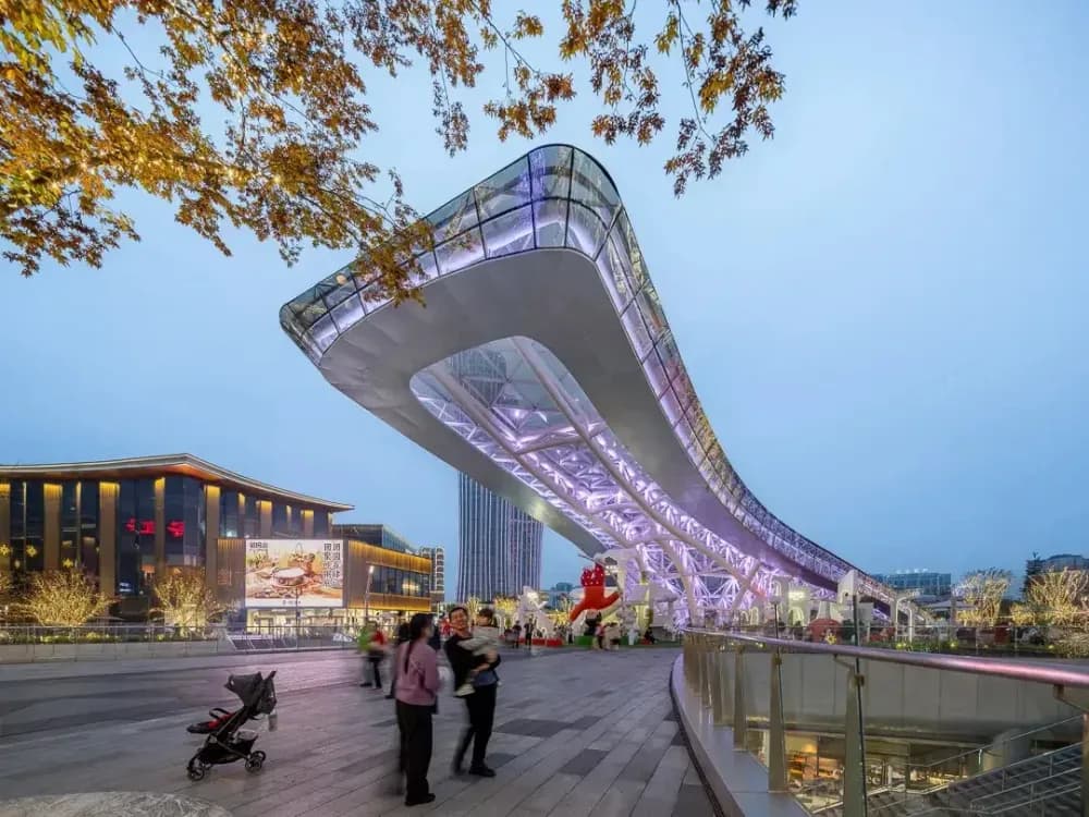 The Yibin Rail Hub masterplan integrates transit, culture and public space into a unified urban destination.