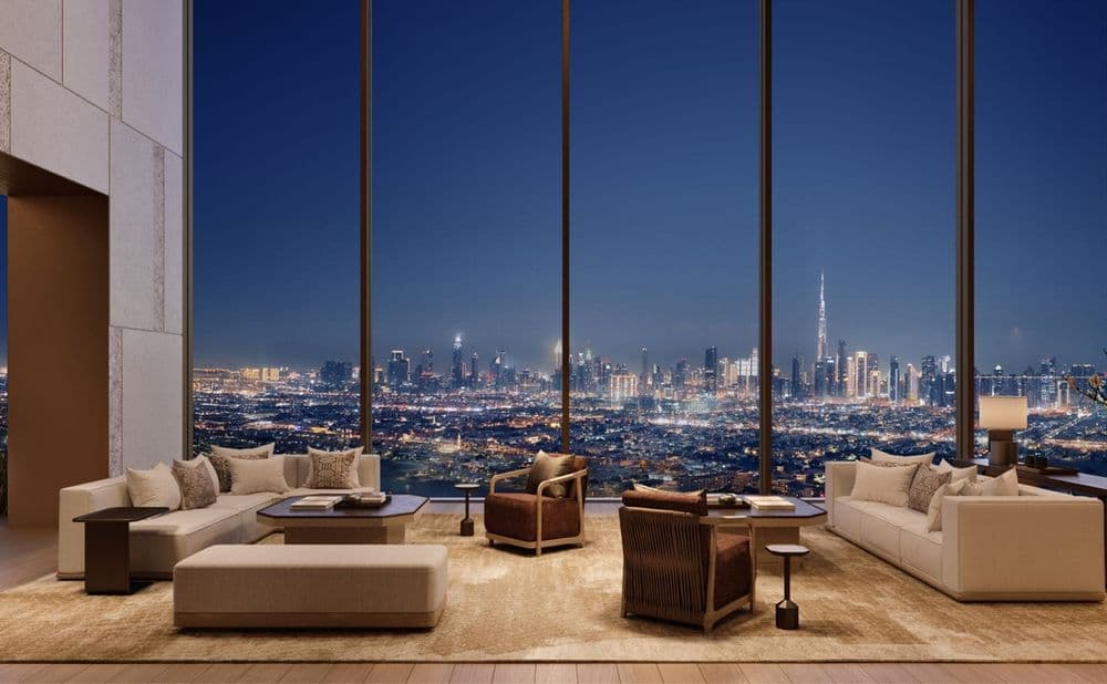 Aman Residences Dubai living room