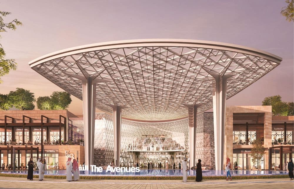 Rendering of The Avenues - Riyadh in Saudi Arabia.
