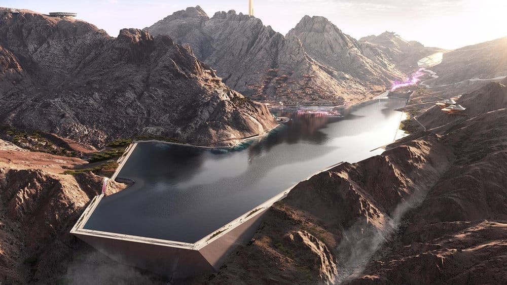 NEOM's Manmade lake