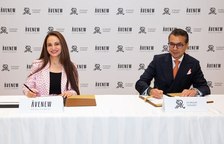 AVENEW Development signs with Marriott to launch The St. Regis Residences