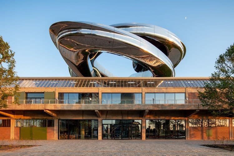 Fenix Museum brings a stainless-steel Tornado to Rotterdam’s waterfront