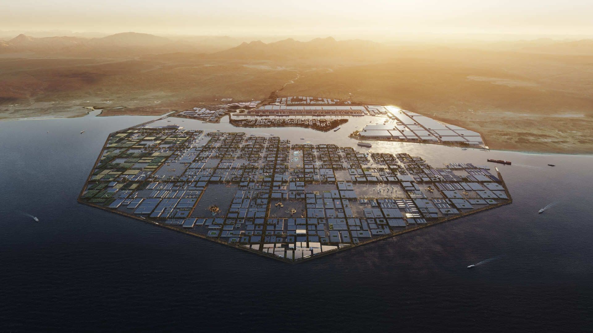 NEOM Green Hydrogen Project at Oxagon in Saudi Arabia