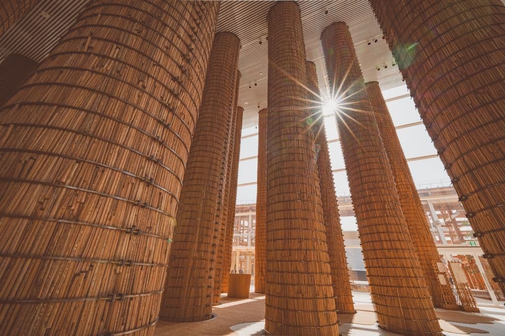 Date palm materials from the UAE Pavilion at Expo 2025 Osaka are being repurposed for a community centre in Wajima City.