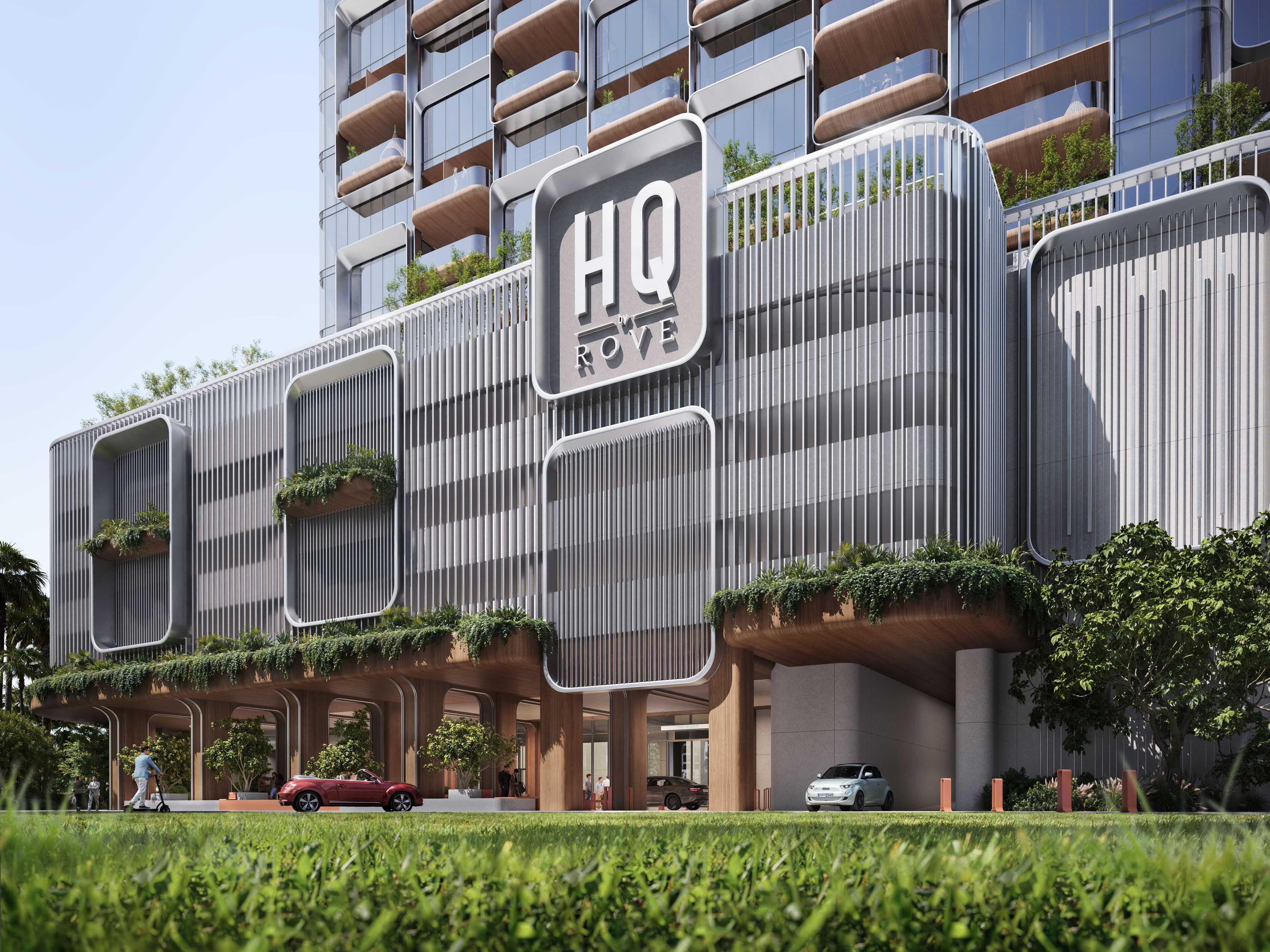 HQ by Rove, the workplace destination developed by IRTH Group in partnership with Rove Hotels at Marasi Bay Marina, Business Bay.