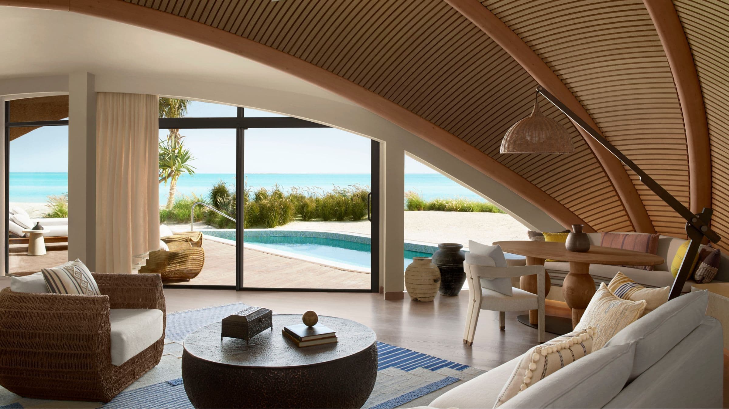 Interiors Rooted in Tranquility, Nujuma, a Ritz-Carlton Reserve