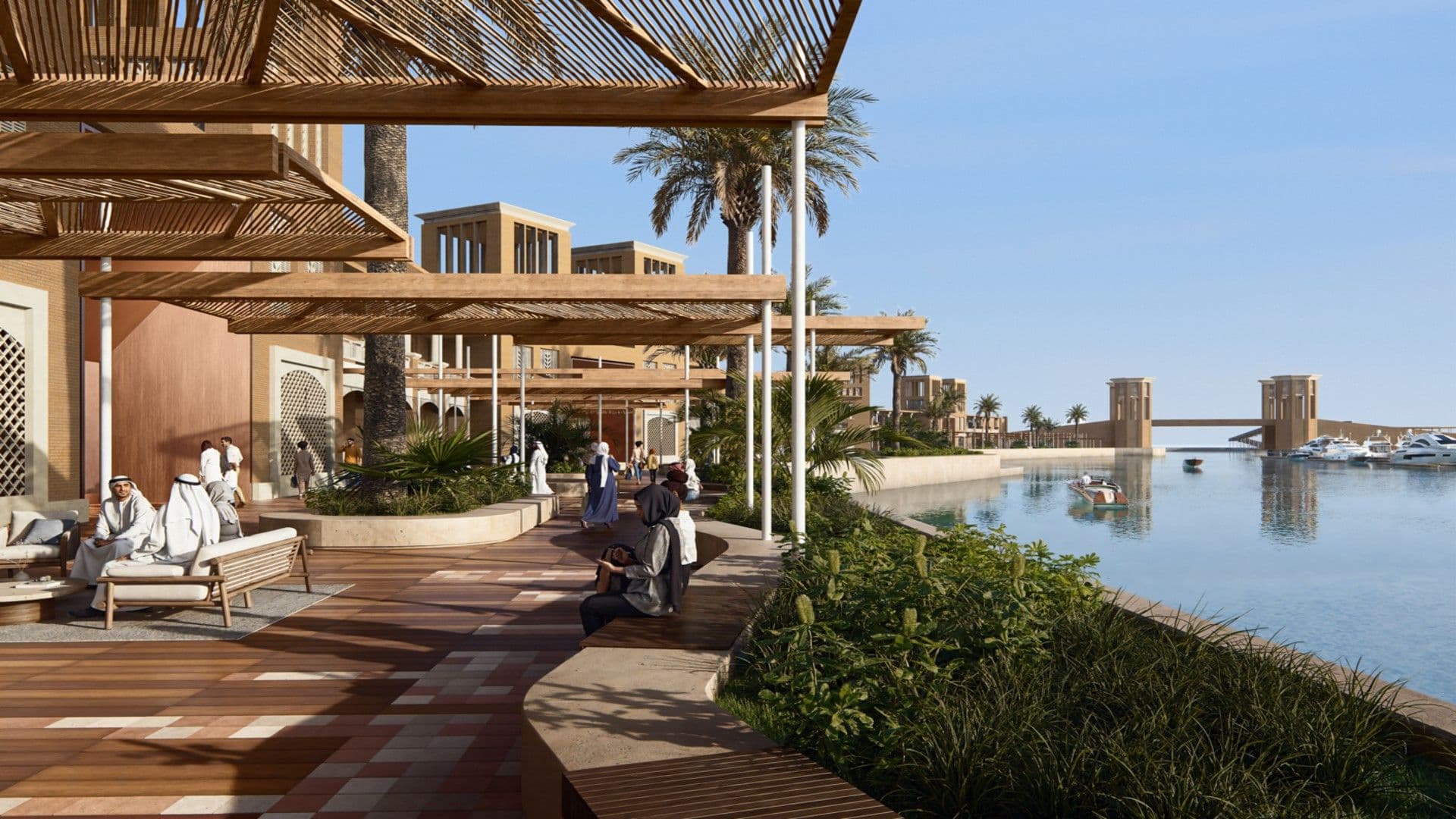 Souq Sharq waterfront development in Kuwait City’s Sharq district. Image courtesy: United Real Estate Company (URC).