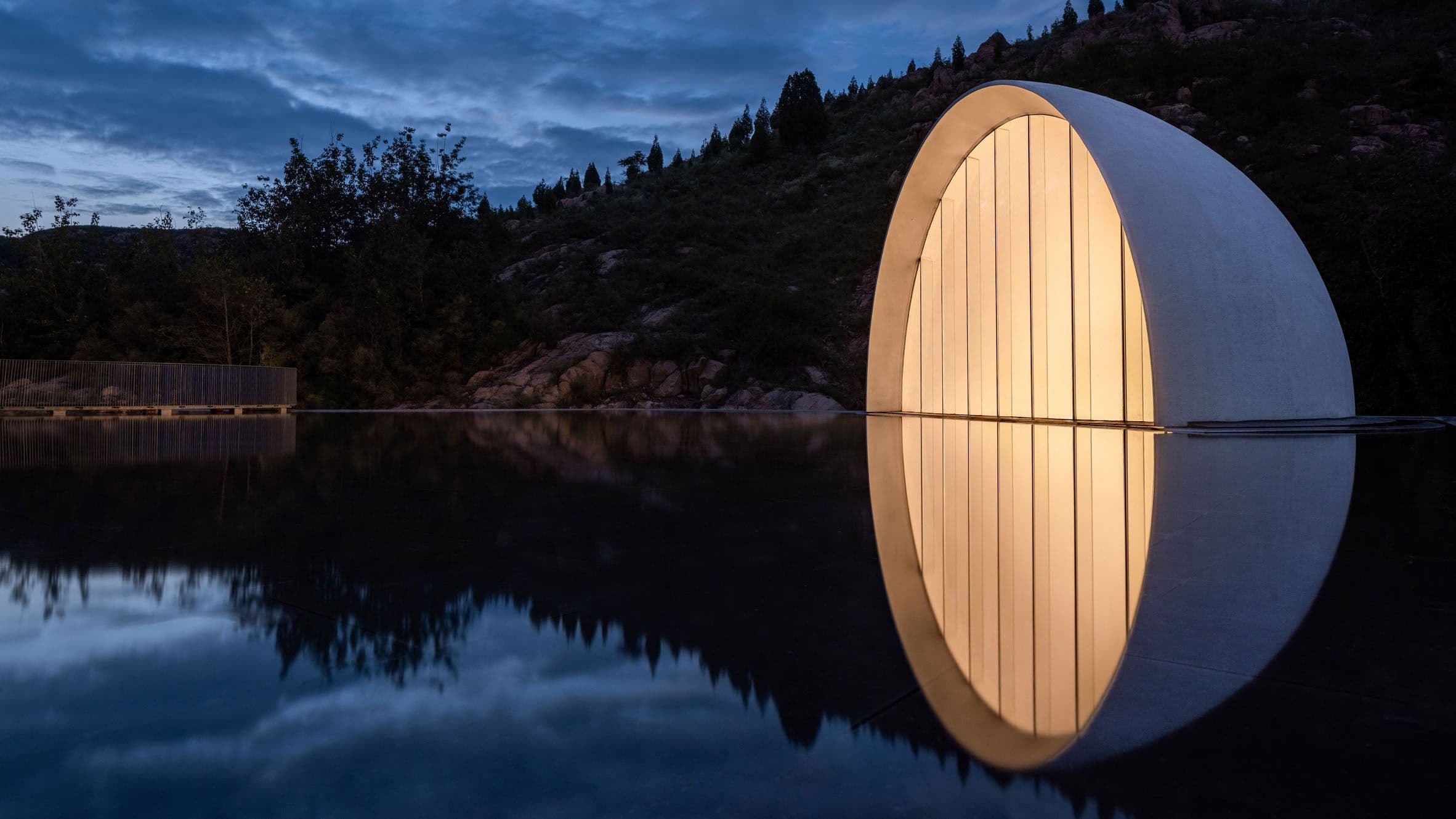Mirage Meets Ritual: 'The Hometown Moon' Chapel in China