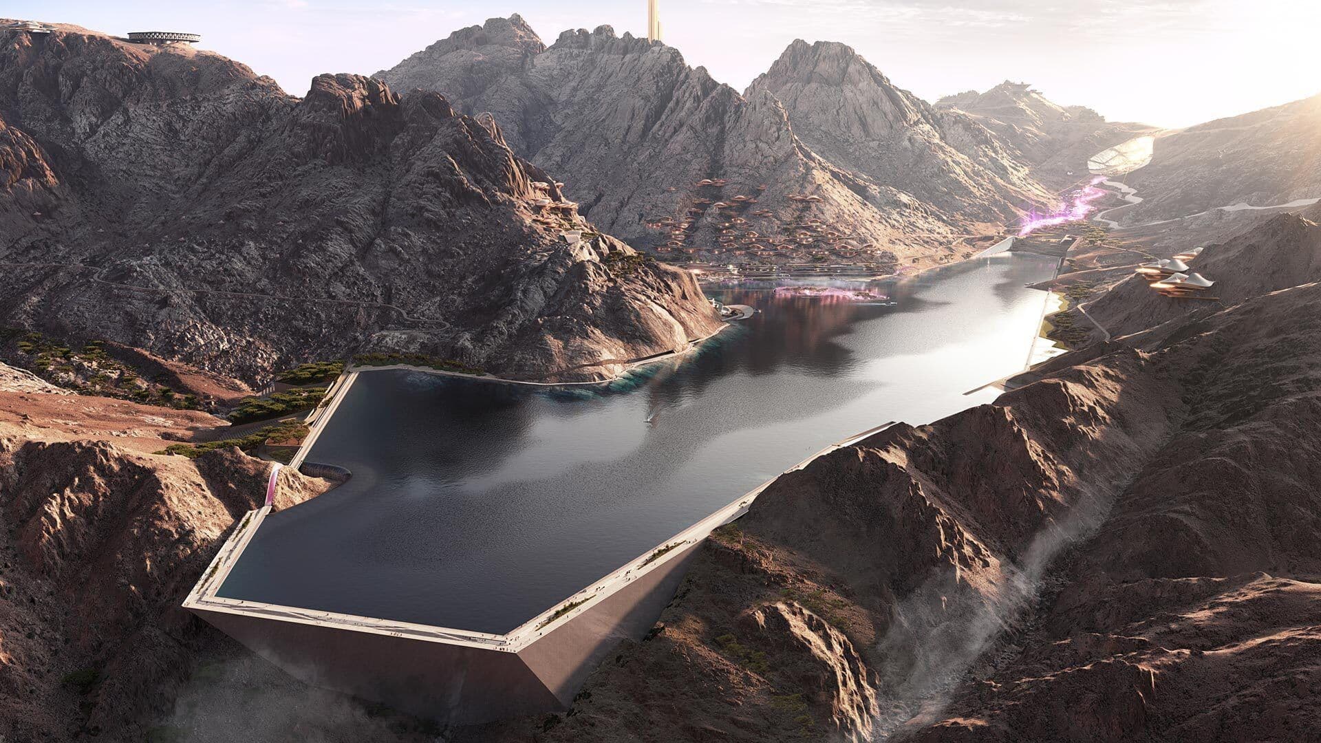 NEOM's Manmade lake