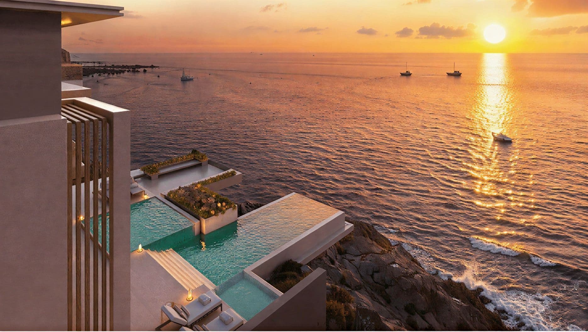 Azure Oceanfront Villas, interiors by FENDI Casa, marks the luxury design brand's first residential project in Oman.