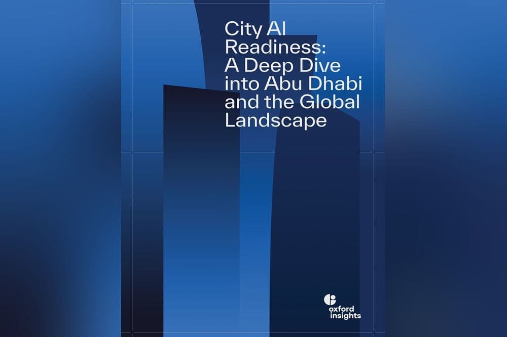 Oxford Insights’ report on City AI Readiness, featuring an in-depth study of Abu Dhabi.