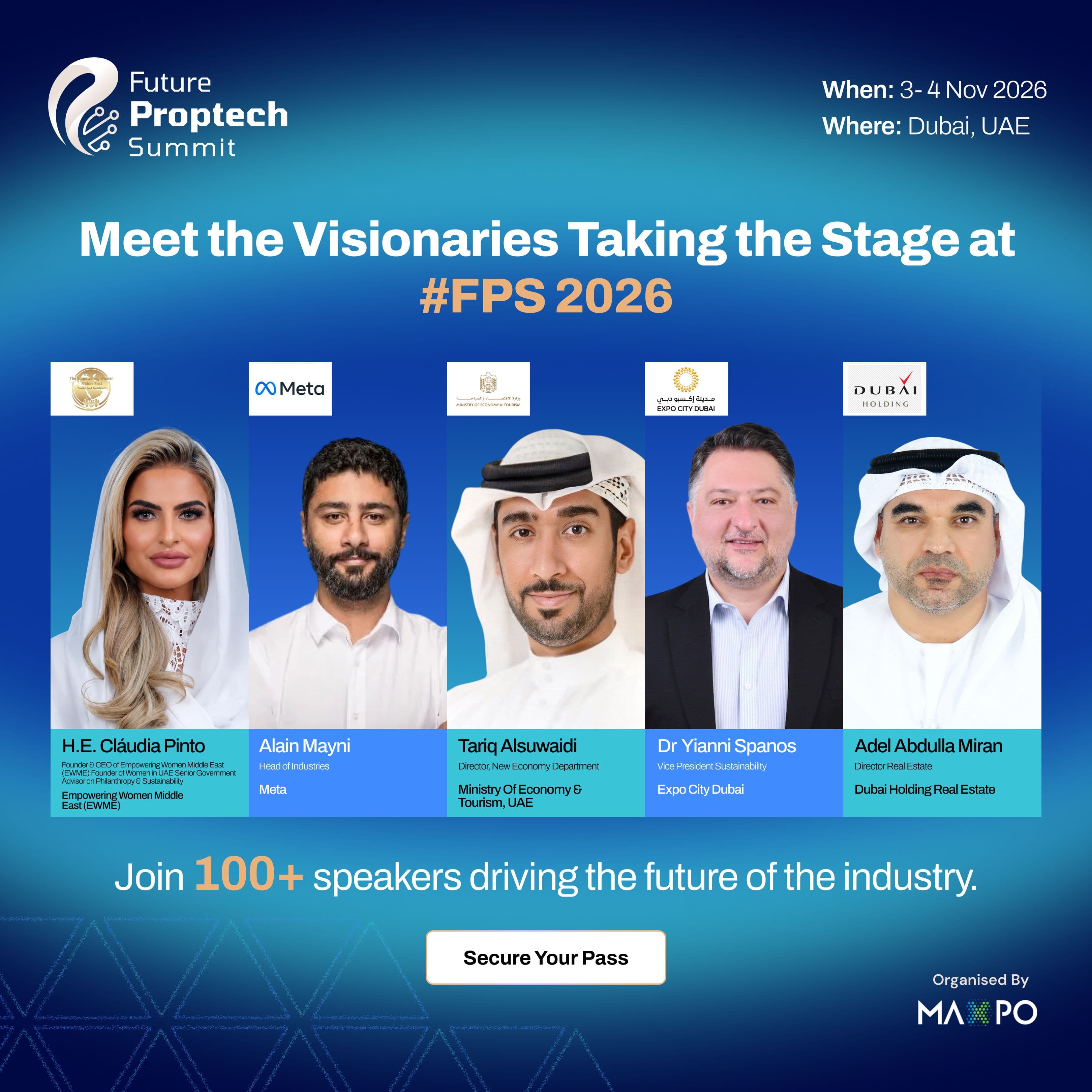 Future PropTech Summit returns to Dubai on November 3-4 as technology takes a bigger role across the real estate sector.