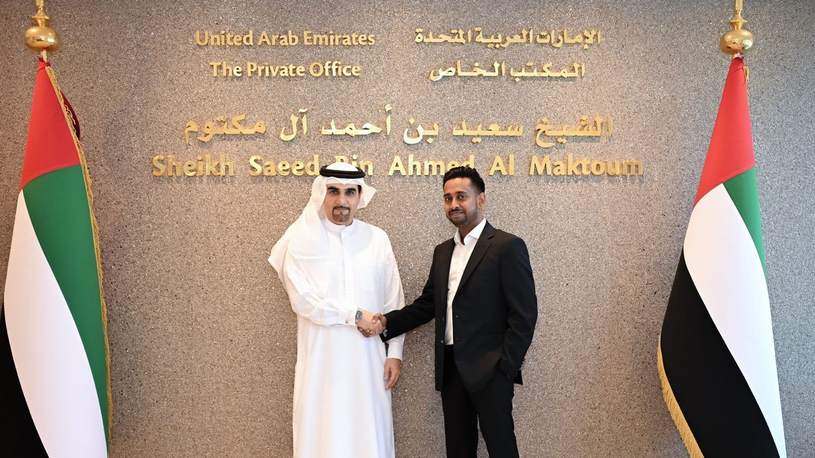 Seed Group and VerbaFlo representatives mark their strategic partnership to expand AI-powered leasing and resident communication services in the UAE.