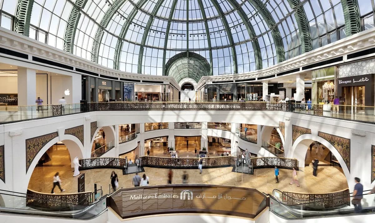 Mall of the Emirates in Dubai, where Majid Al Futtaim is developing The Hangout as part of the mall’s wider AED 5 billion transformation.