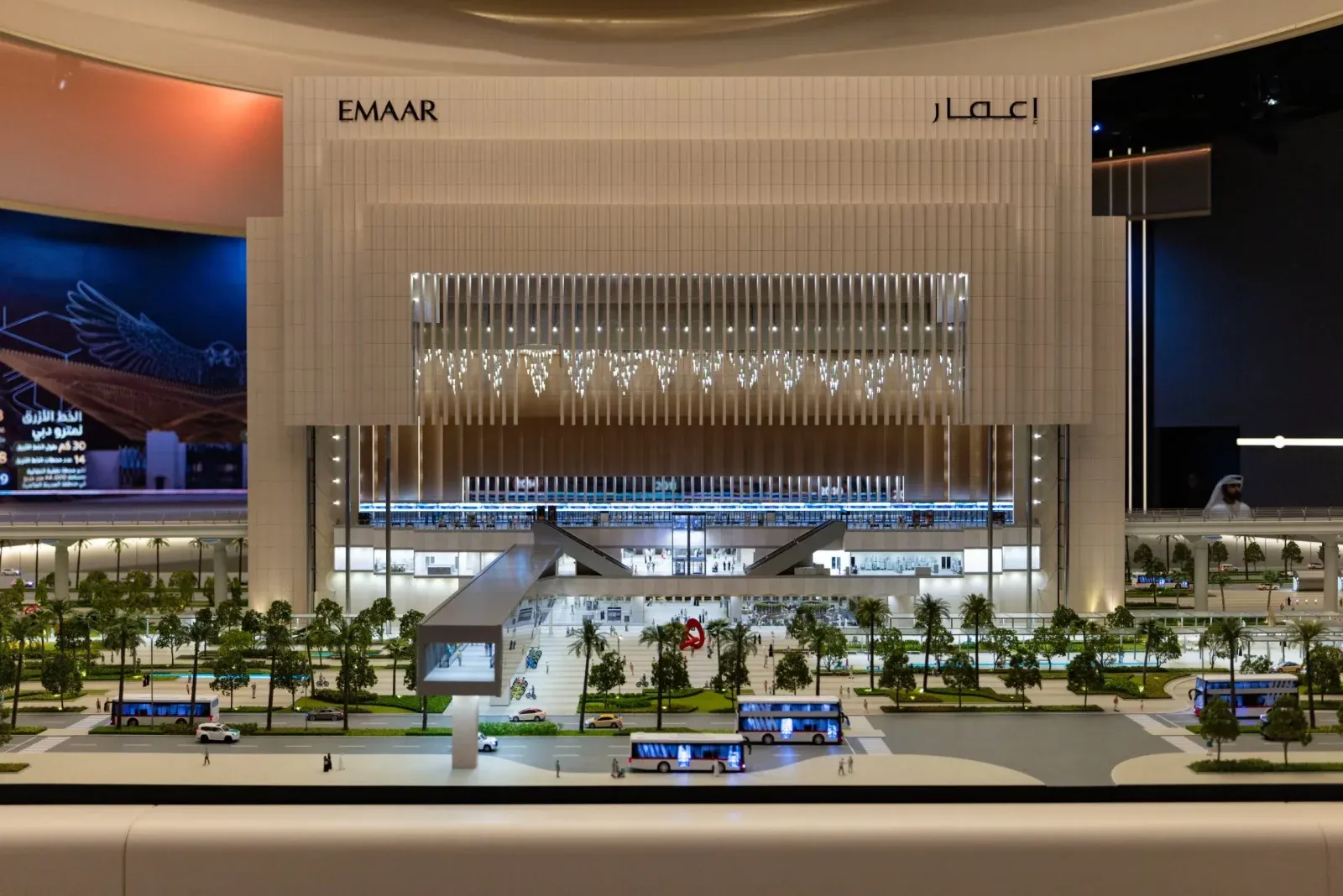 SOM designs 74m-tall metro station redefining Dubai transit.